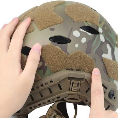 Kask nylonowy X11 Rzep Kamuflaż Filcowa naszywka samoprzylepna Ukryj Naklejka symulacyjna Naszywka na kask taktyczny Akcesoria outdoorowe do polowania