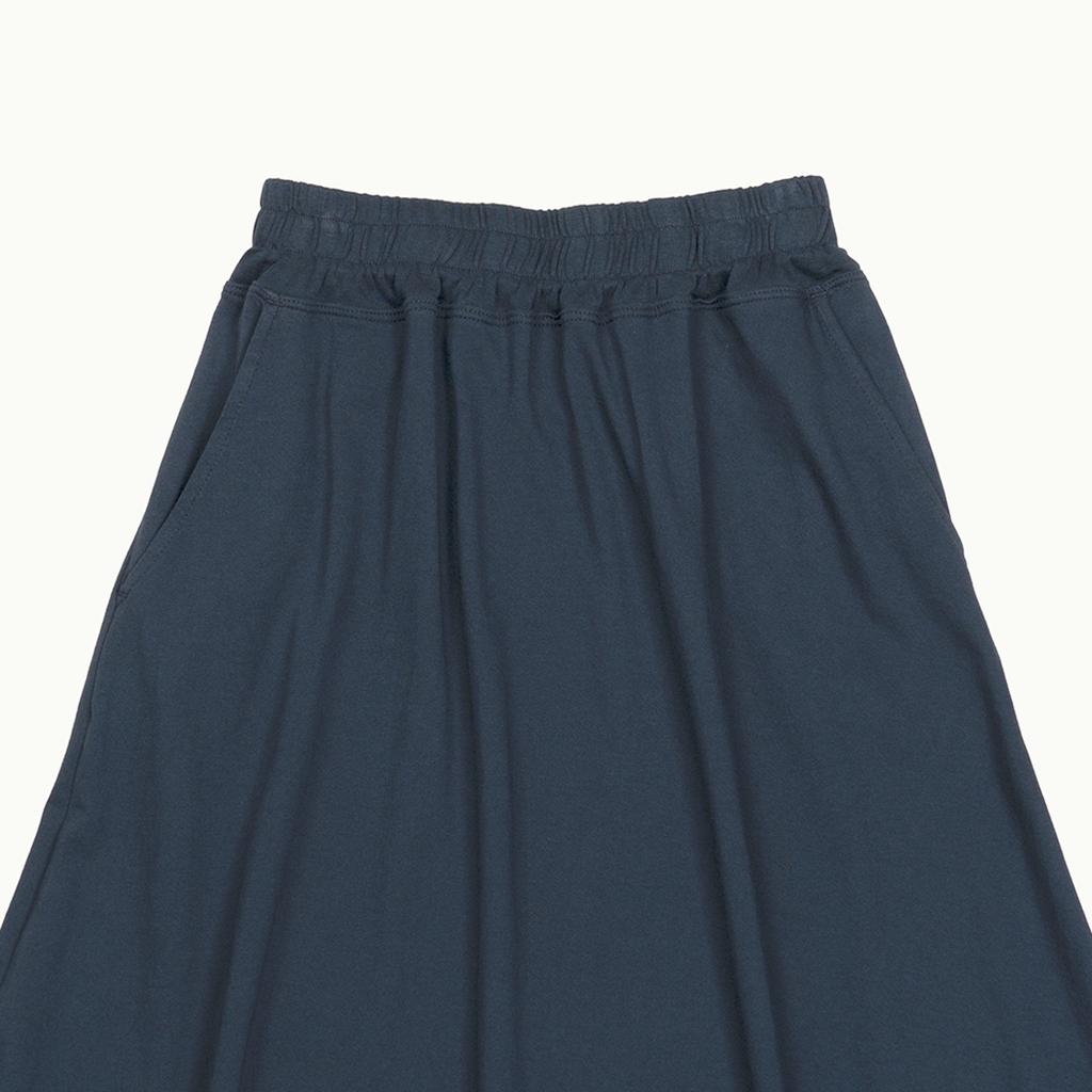 Chikita Jersey Skirt (Cotton) Navy 242401Snv