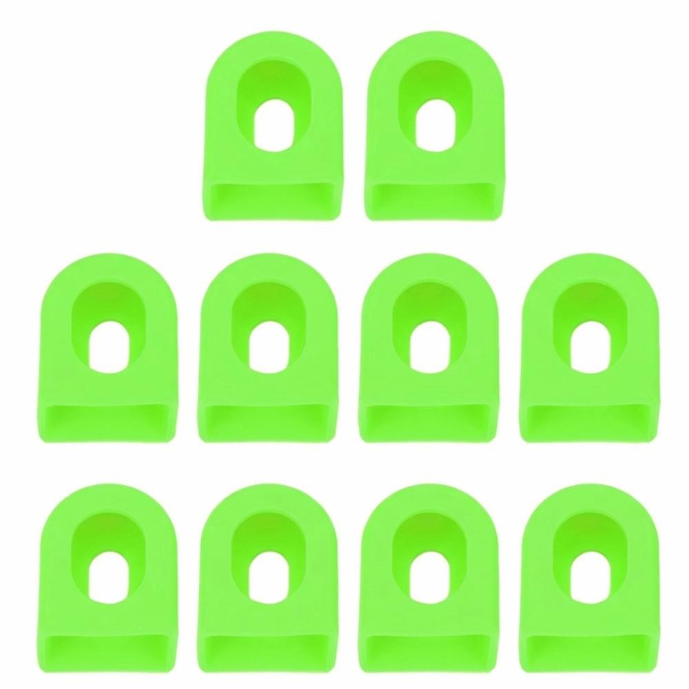 10PCS Soft Cycling Crank Boot Multicolor Crank Arm Protectors Crank Arm Cover  Bike Accessory