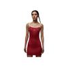 Vestido Slip Confortável Casual Simples Versátil Vestidos Femininos Vermelho Campus HJ0063-636