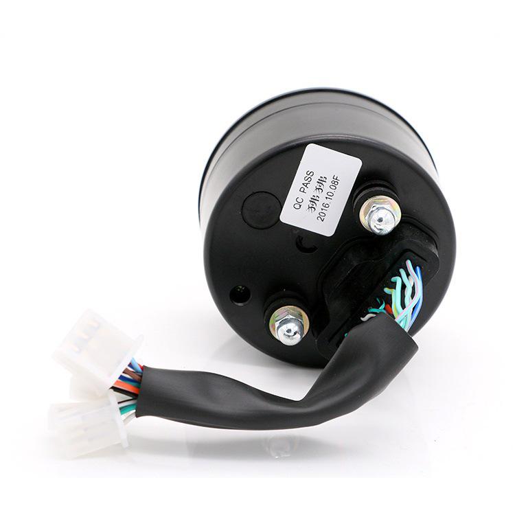 Universal Motorcycle LCD Speedometer Odometer Tachometer with Oil Gauge