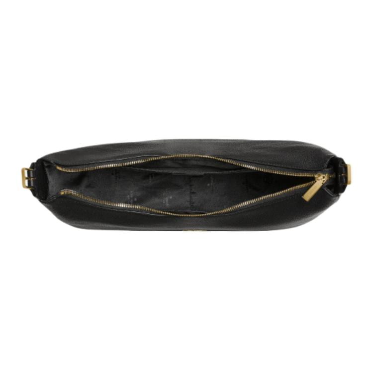 Kate Spade Cow Leather Shoulder Bag Large Women's Black KM686-001