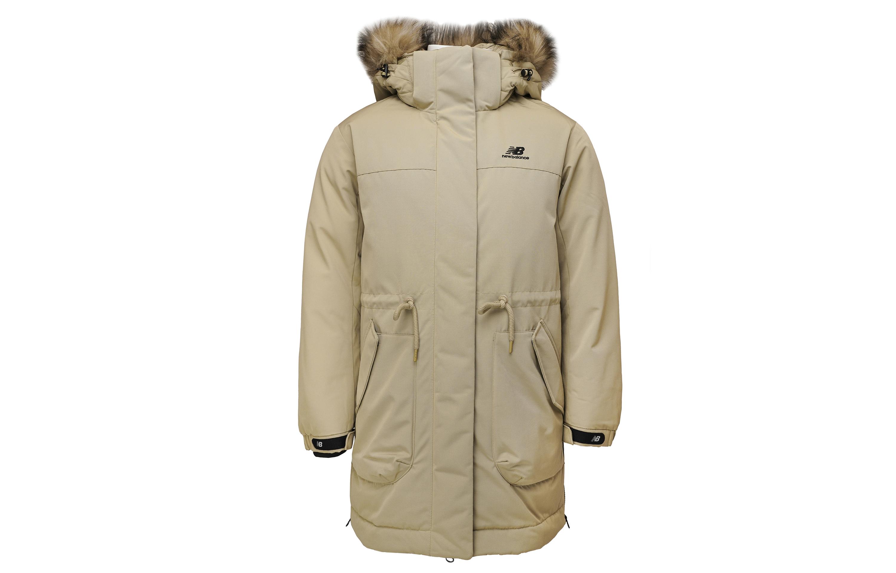 New Balance Down Jackets Women s Apricot Hooded Thickened Other NPA46012-BEI M