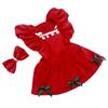 Christmas Pet Dresses for Dog Comfortable Cat Dog Skirts Plush Sweet Pet Puppy Skirts Skin Friendly Dog Dresses Pet Accessories