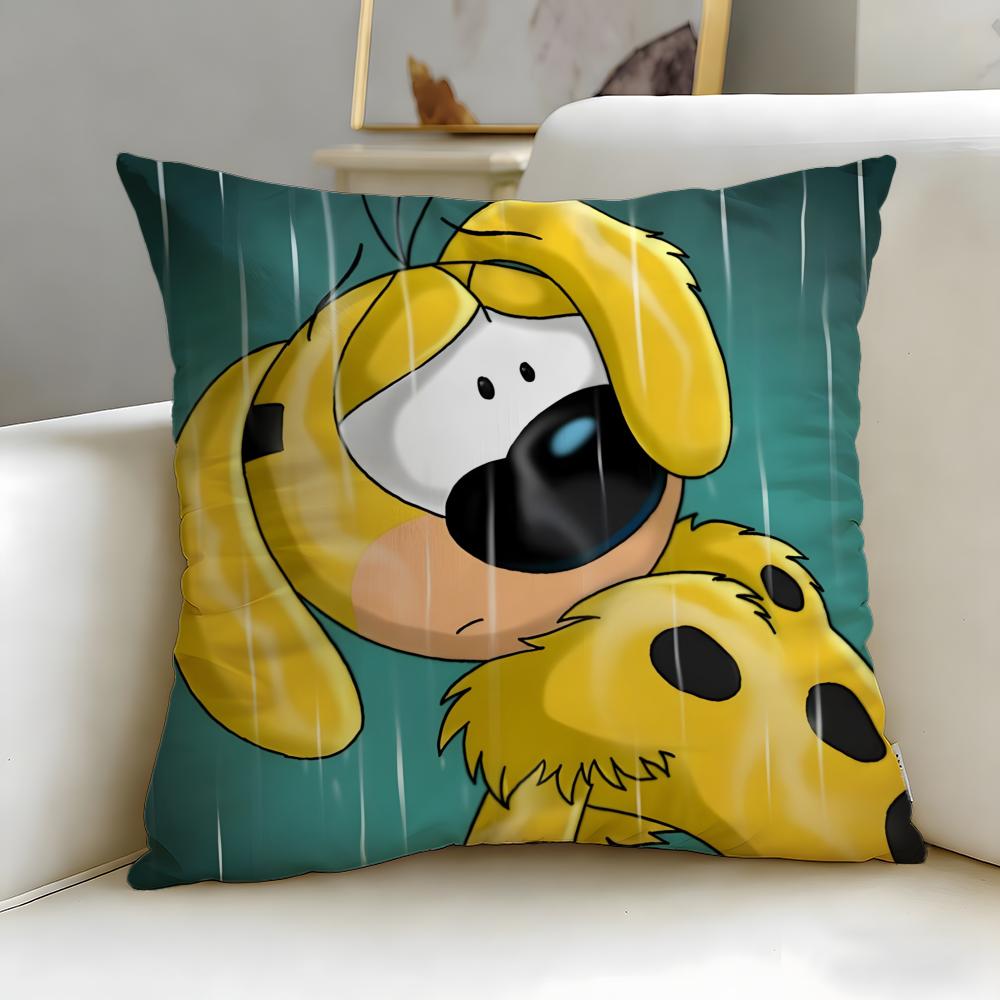 Klassische Cartoon Marsupilami Kissenbezug Weich Leicht zu Waschen Kissenhülle Vielseitig für Sofa Bett Reisen und Büro