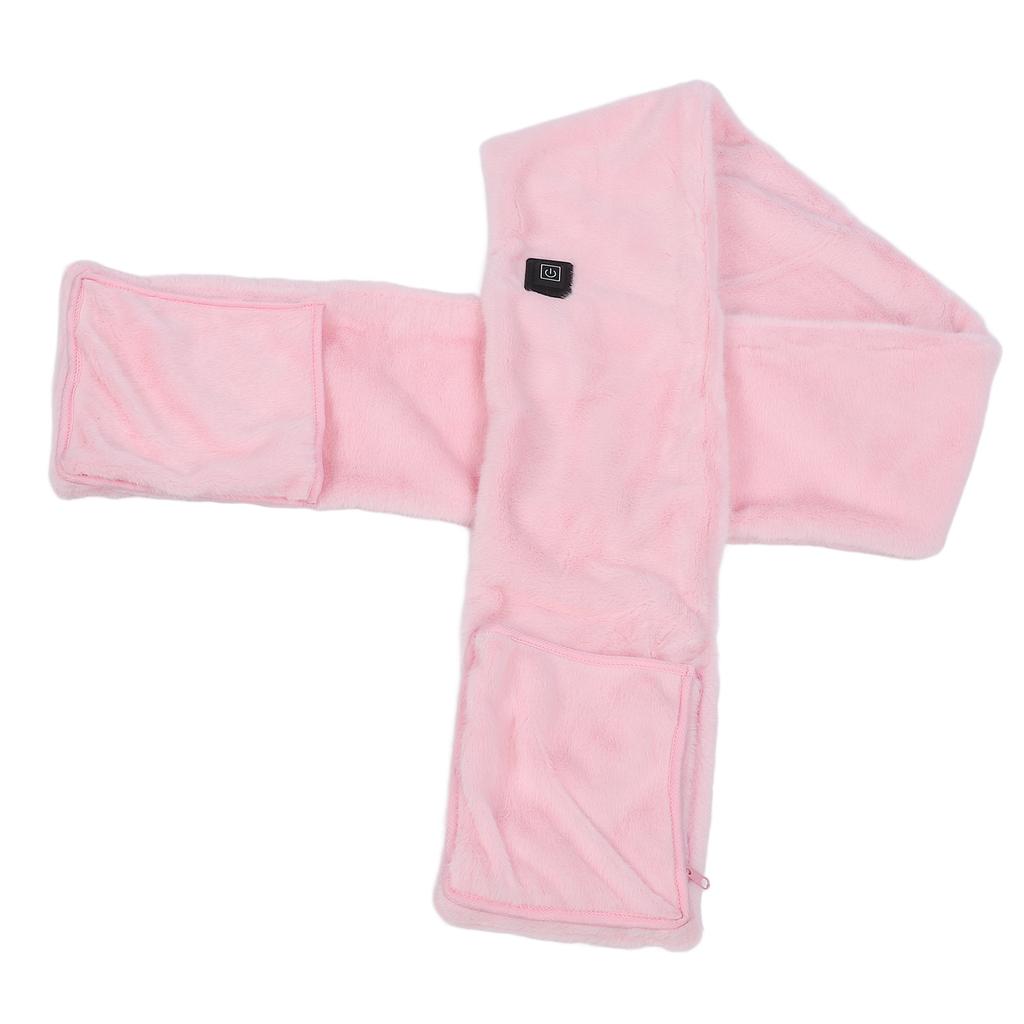 Heated Scarf USB Anti Cold   Lasting Quick Heating Soft Electric Heating Scarf Neck Warmer for Winter
