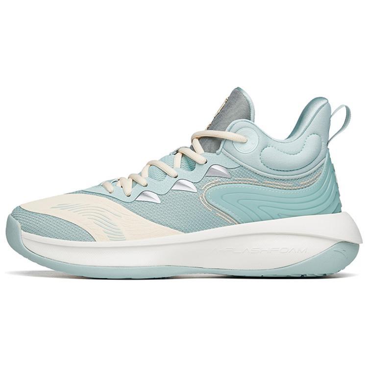 ANTA Tiger Roar Basketball Shoes Green White Men s 112211601Q-2 EU 43