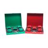 with Case 5 in1 Metal Dices Aluminum Zinc Zinc Alloy Rounded Corners Dice Set Metal Solid Dice  Bar Supplies