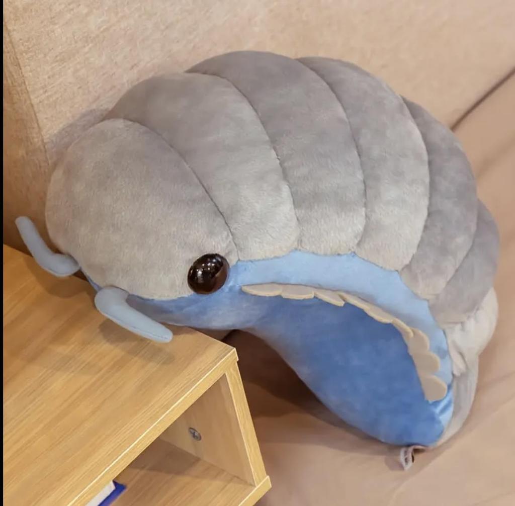 Giant Isopod Plush Animal Pill Bug Toy, Cute Toy, Decorative Ornament, Gift