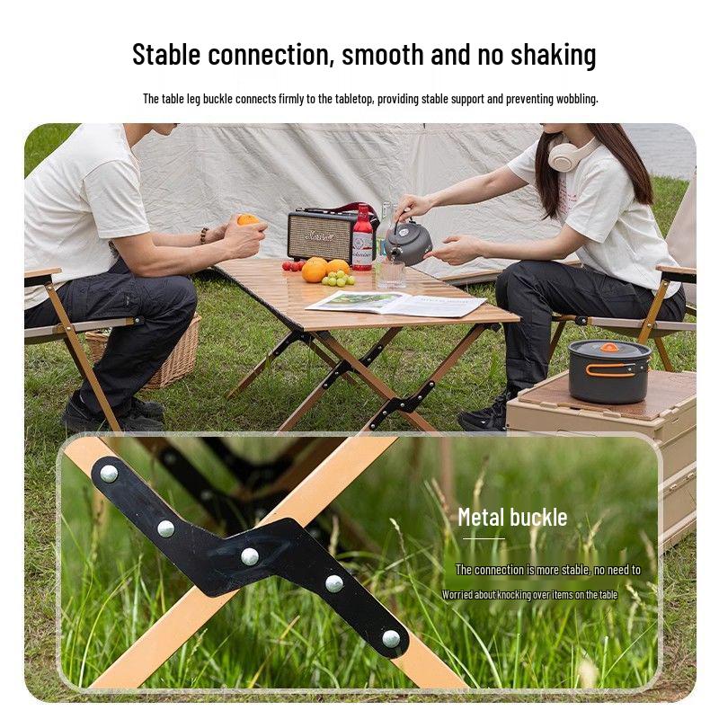 A1R Outdoor Camping Picnic Set: Portable Folding Table and Chairs