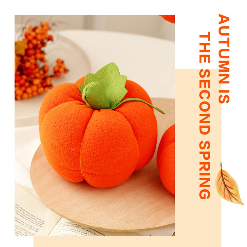 Premium Stuffed Pumpkin Throw Pillow Cozy and Breathable Plush Toy for Home Decoration