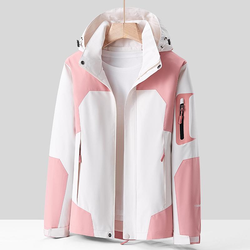 Outdoor Thin Windproof Waterproof Jacket Men's Spring and Autumn Single-layer Couple Mountaineering Jacket Women's Loose Jacket