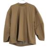 ENFOLD 23Stainless Steel Olive Brown Cotton Blend VASE PULLOVER/Sweat Pullover tops 38 BrownUsed