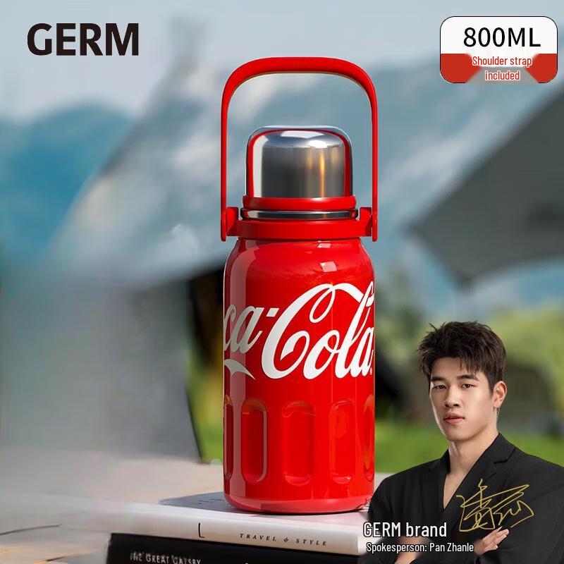 Germ Coca-Cola 800ML Insulated Sports Water Bottle