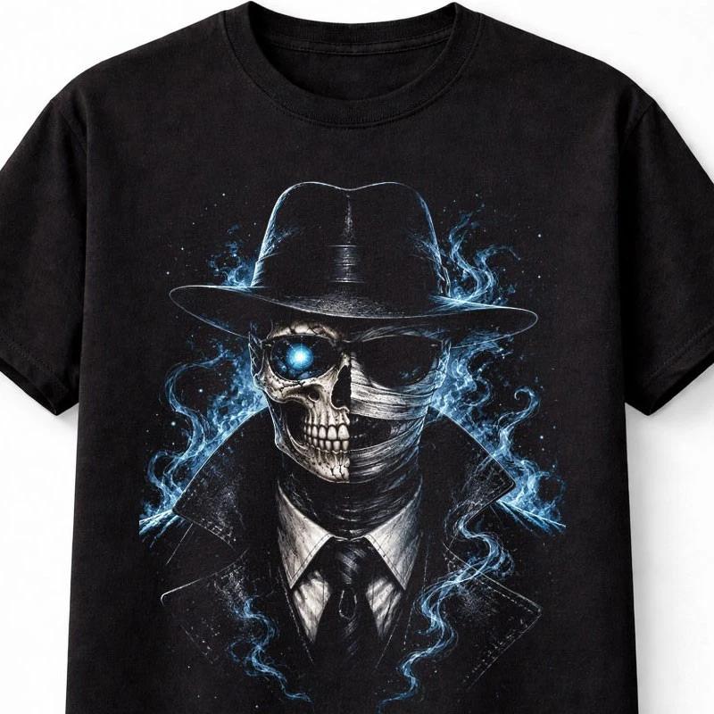 Invisible Unisex Skeleton Gothic Horror Classic Monster Unisex TShirt S