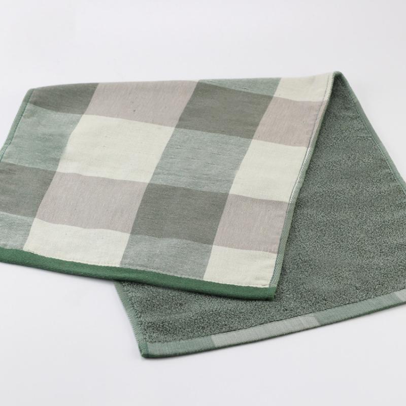 

Двостороння бавовняна тканина Швидка сушка рушником Рушники для волосся Серветки для ванної кімнати Плайя Халат для душу Банні рушники для всього тіла Сауна 34x74cm&1pc зелений