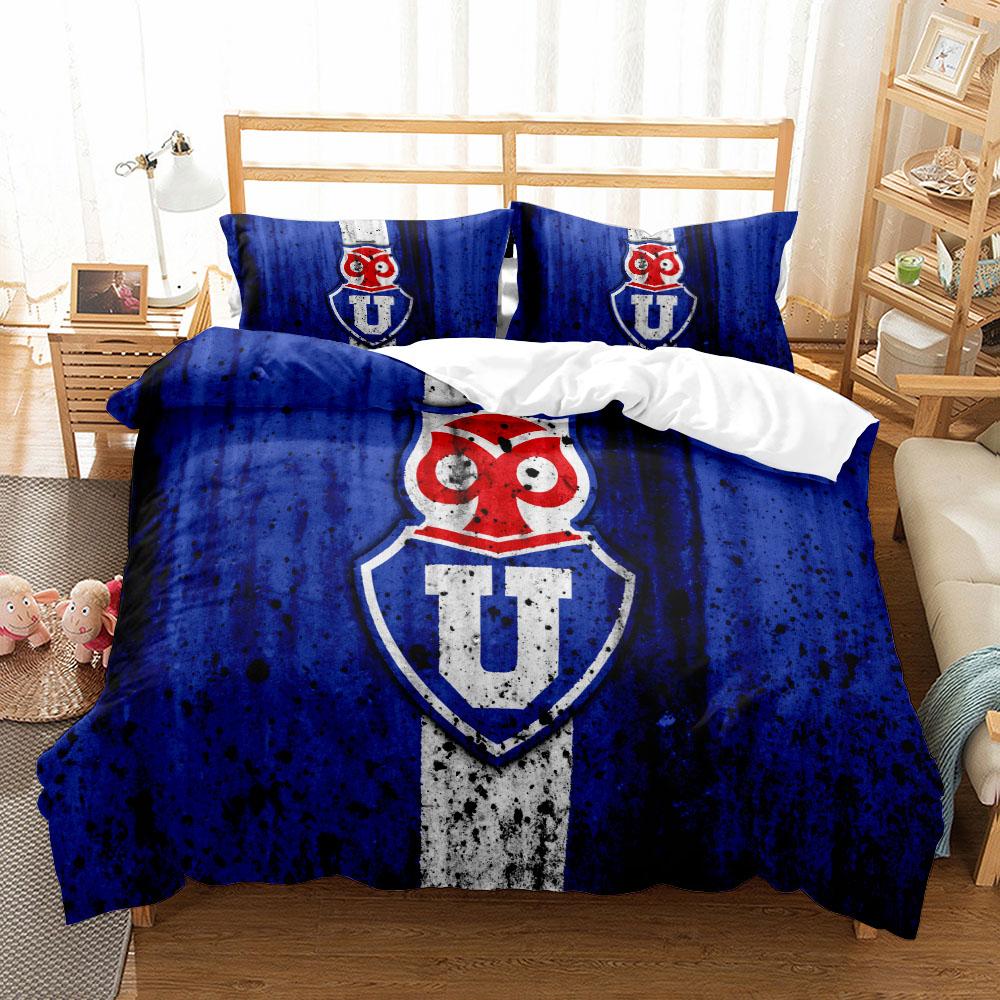 Unión Española Colo Colo Universidad Católica Football 23Pcs Bedding Collection Single Double Queen King With Bed Linen Collection Home Textiles