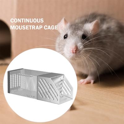 Safety Mouse Cage Non-toxic Mice Rodent Rats Catcher Stainless Steel Household Mouse Catcher Exterminator Animal Mouse Catcher