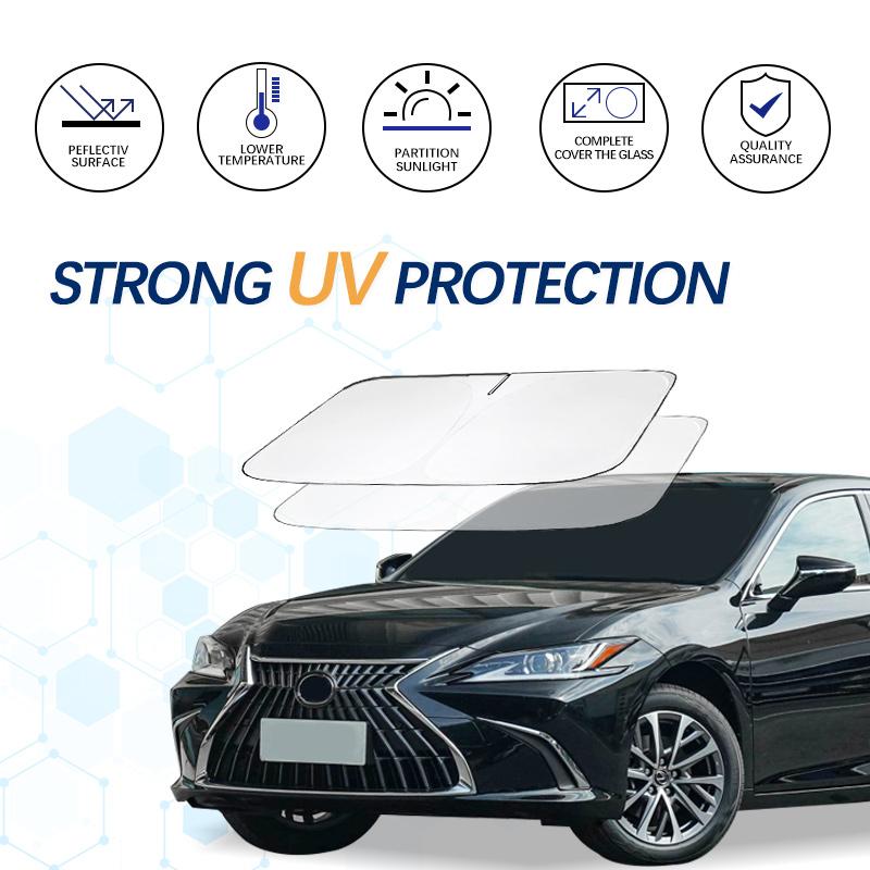 For Lexus ES ES200 ES250 ES300h ES350 Windshield Sun Shade Sunshade Sun Visor Protector Foldable Blocks UV Rays Keep Car Cooler