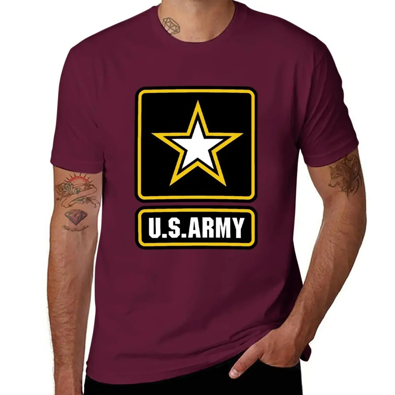 Army strong T-Shirt plus size tops plus sizes anime T-shirt men XL