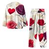 Ladies' Long Sleeved Long Pants Casual Home Set