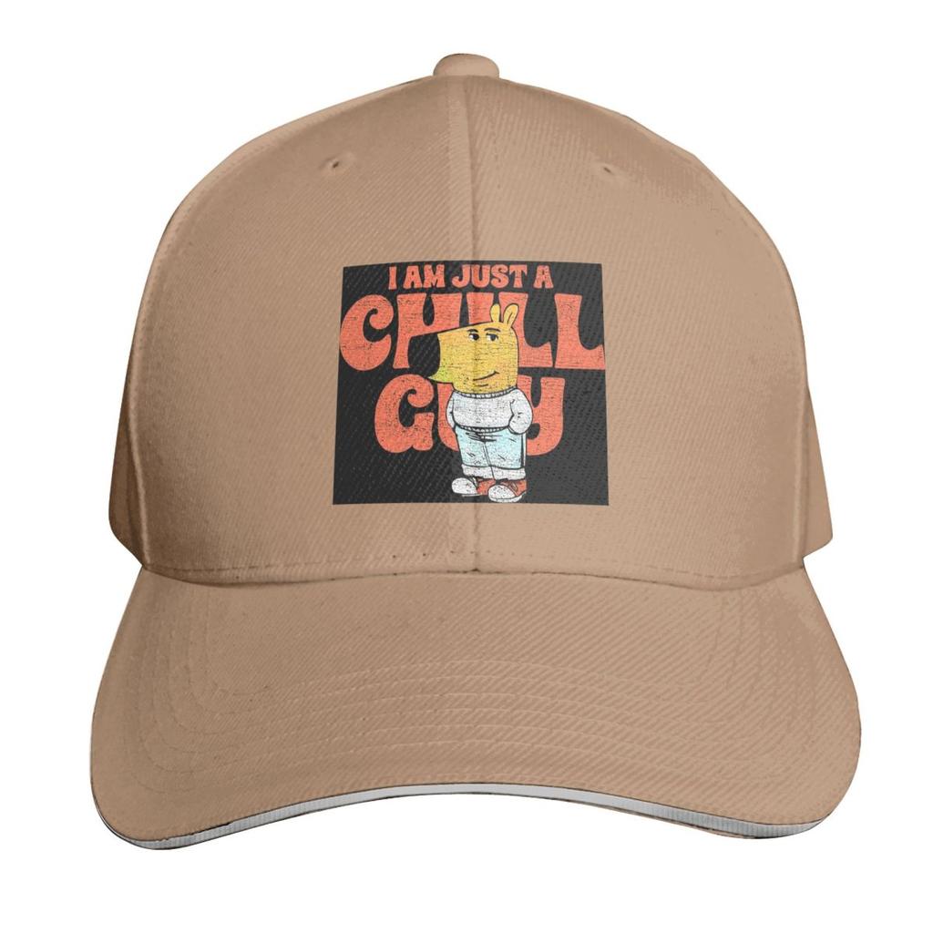 Vintage I Am Just A Chill Guy Cap Fashion Casual Baseball Caps Adjustable Hat Hip Hop Summer Unisex Baseball Hats