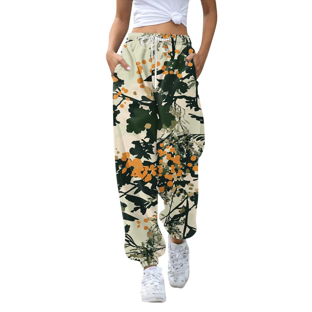 Pantalon de survêtement décontracté pour enfants avec cordon de serrage, poche et imprimé sport dégradé