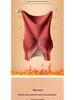 Elegant Velvet Lace V-Neck Women's Warm Vest with Fixed Cups and Silk Cashmere Base