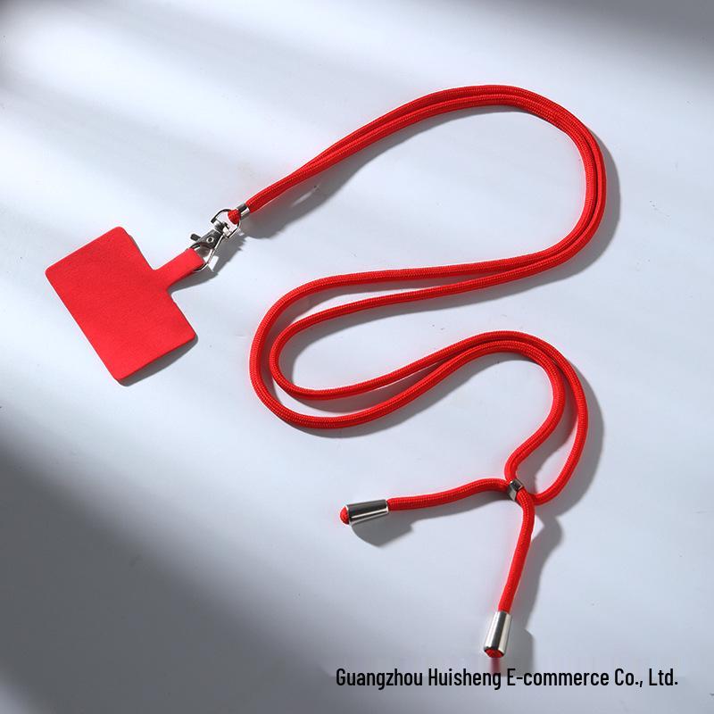 Mobile Phone Lanyard Neck/Crossbody/Wrist Strap with Clip and ID Holder - Anti-Lost Woven Design