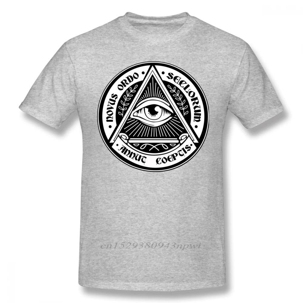 

Illuminati T Shirt Illuminati T-Shirt Beach Cute Tee Shirt Male Print Short Sleeves Cotton Tshirt Guys Punk Designer Streetwear 4XL