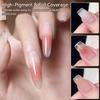 Palette Pittura Gel Gradiente 9 Colori con Mini Spugnetta Set Pennelli in Silicone Smalto Gel per Unghie French Ombre per Manicure Pigmentata