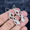 Morganite Gemstone Handmade 925 Sterling Silver Jewelry Earring 1.97" MM-3467