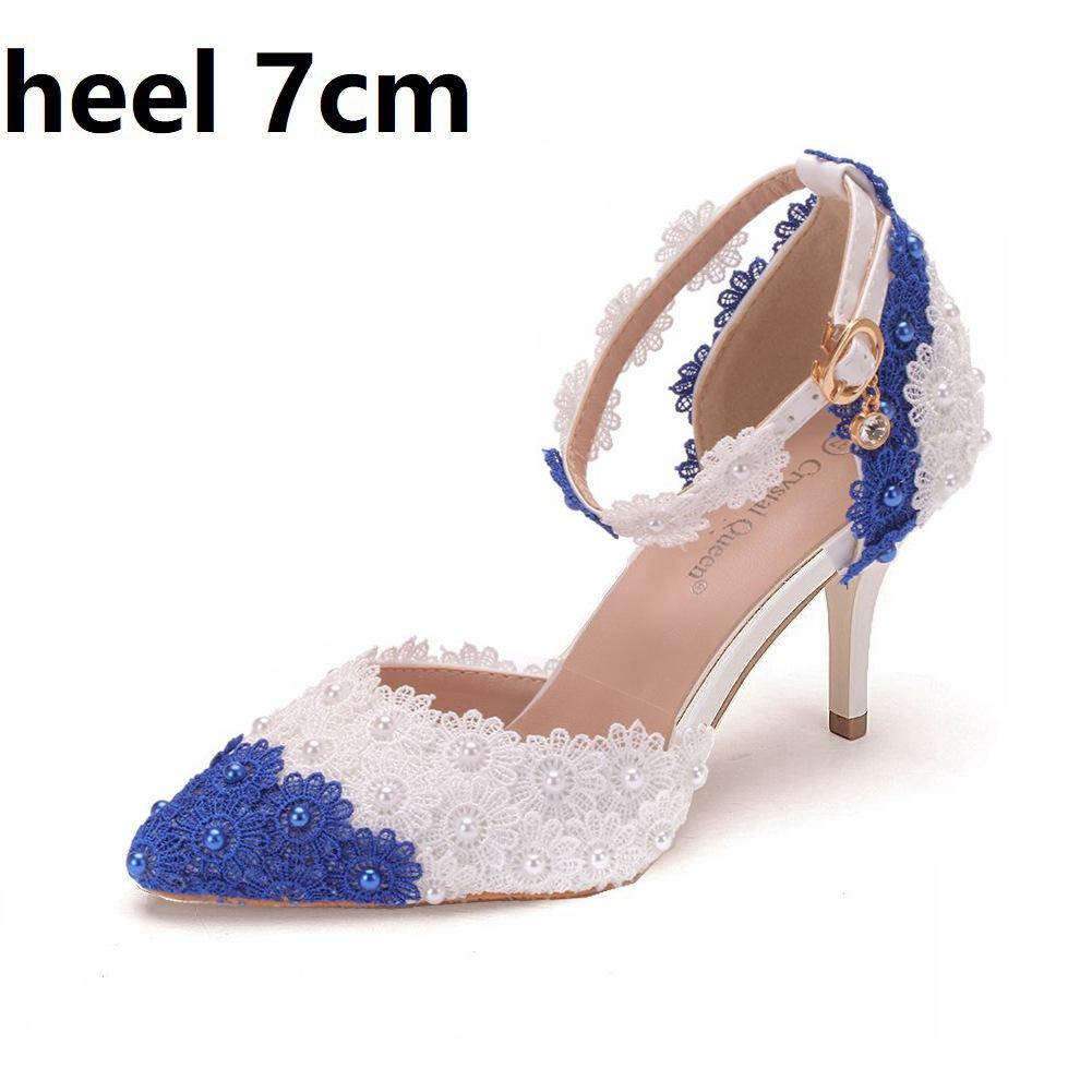 

Fashion Lace Flower Banquet Stage Latin Dance Shoes Sandals Thin-Heeled Sandals Women S Ball Cheongsam Pointed-Toe Sandals Color-Blockin 42
