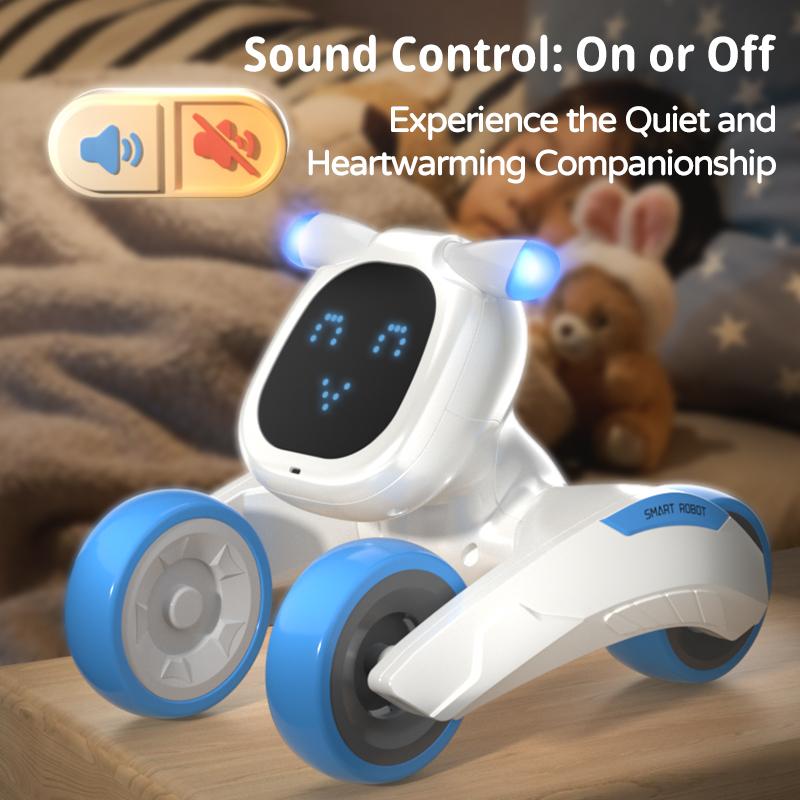 JJRC New R28 Cute Voice Dialogue Electronic Pet Children Early Education Toy Parent Child Interactive Communication Machine Dog