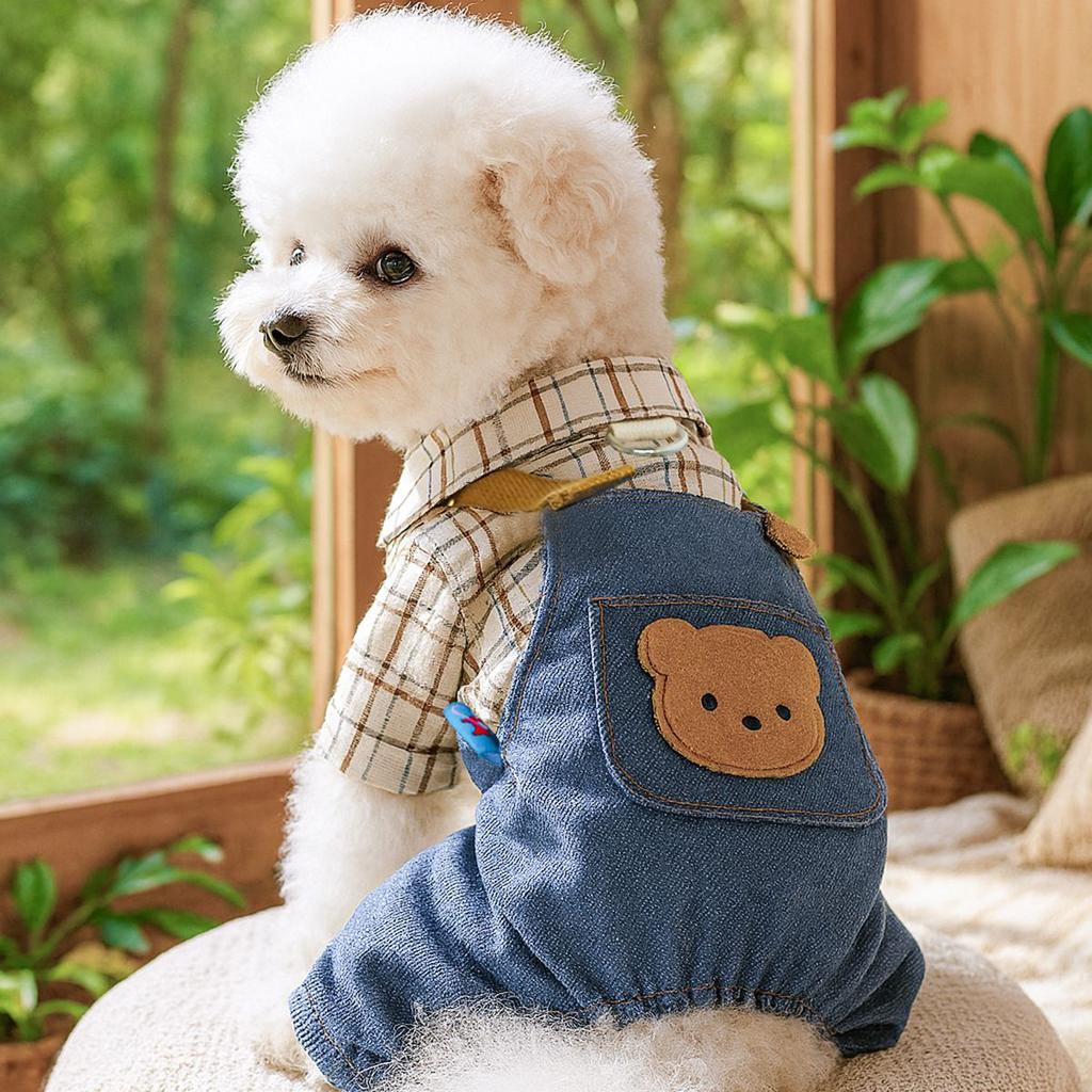 Pet Circle Dog Quad Pet Clothing Clothing Good Friend Overalls Collection