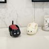 Cartoon Cute Cat Bathroom Soap Box Creative Cat Soap Box Drainage Toilet Rack Cute Soap Fat Rack Bathroom Decoration