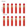 12Pcs/Box Blessing Lucky Red Pocket Original Design Snak Year Red Envelope  New Year