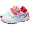 Li Ning Thunder Jr. Seamless Fashion Non-Slip Durable Low-Top Kids Training Shoes Kids Training Shoes Standard-White Flame-Red Blue AYTV012-1
