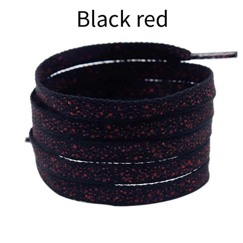 1Pair Ink Splash Rope Shoelace 0.8cm Wider Laces for Shoes Casual Sneakers Flat Shoelaces 100/120/140/160CM Shoes Accessories