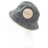 Excellent GUCCI hat Off The Grid GG logo bucket gray Nylon mens 627115 Used