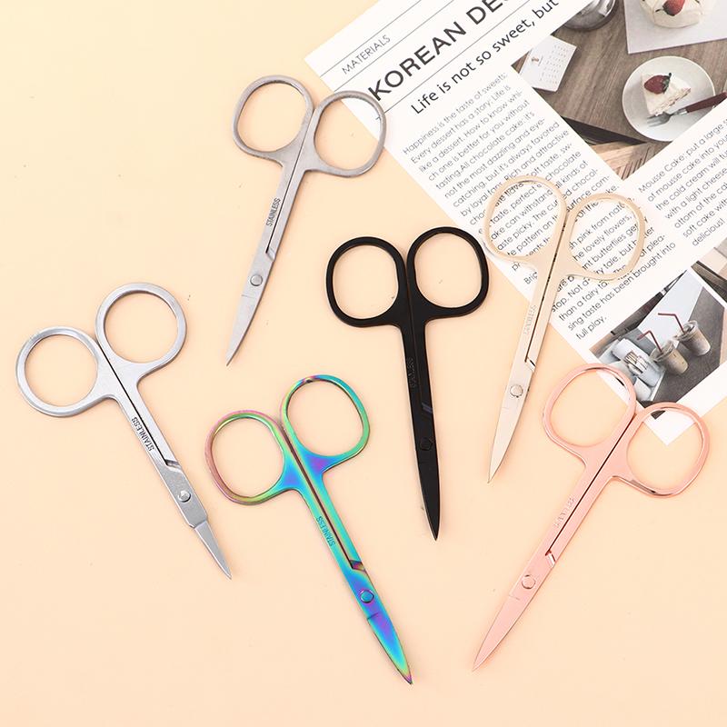 

Маленькие инструменты для ногтей, ножницы для бровей, носа, маникюра, обрезки лица, пинцет