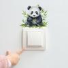 Cute Panda Bamboo Forest Switch Sticker Wall Sticker Self-Adhesive Removable Bedroom Hallway Dorm Home Decor