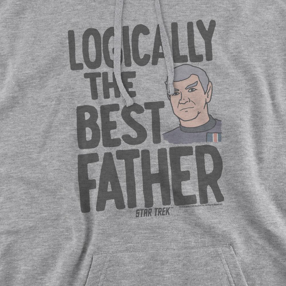 Star Trek Mens Logically the Best Father Hoodie