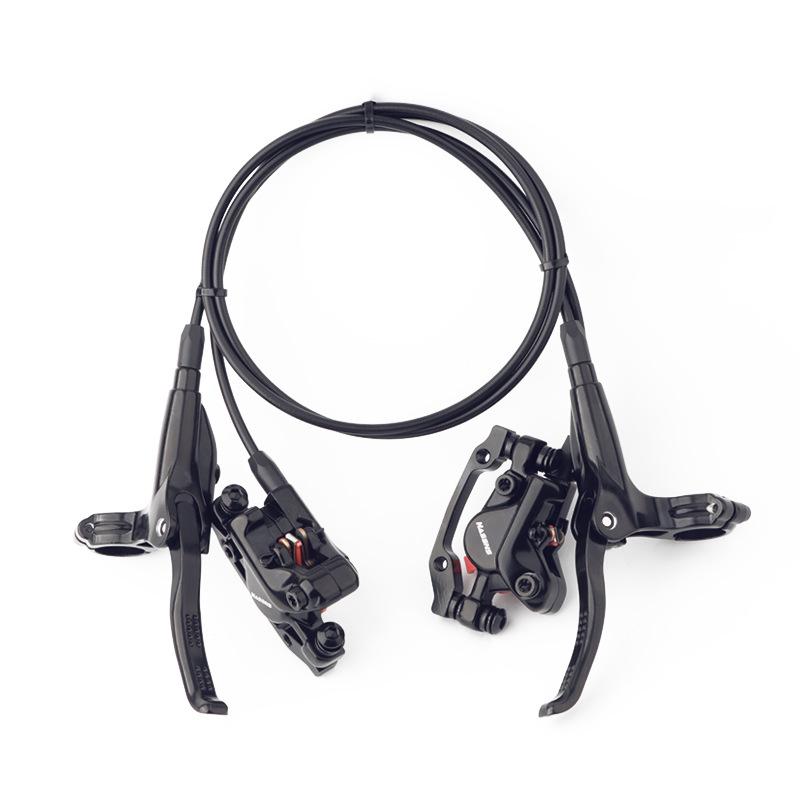 HASSNS Mountain Bike Hydraulic Disc Brakes with Metal Pads