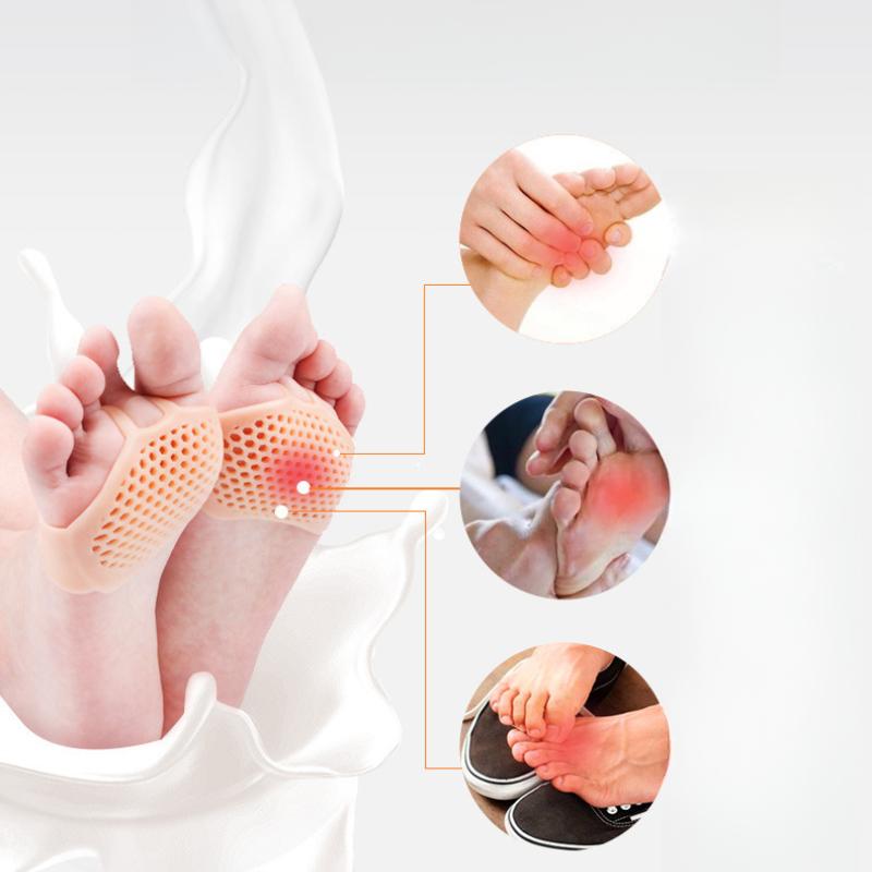 Silicone Breathable Forefoot Pad Summer Wonder Anti-pain Pad No Foot Fatigue