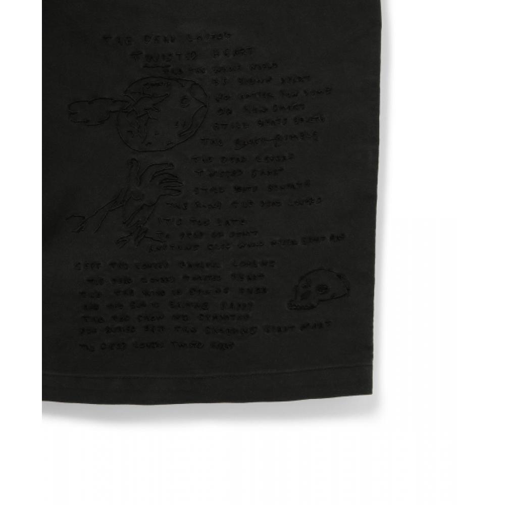 Thisisneverthat Tnt Daniel Johnston Washed Short Black