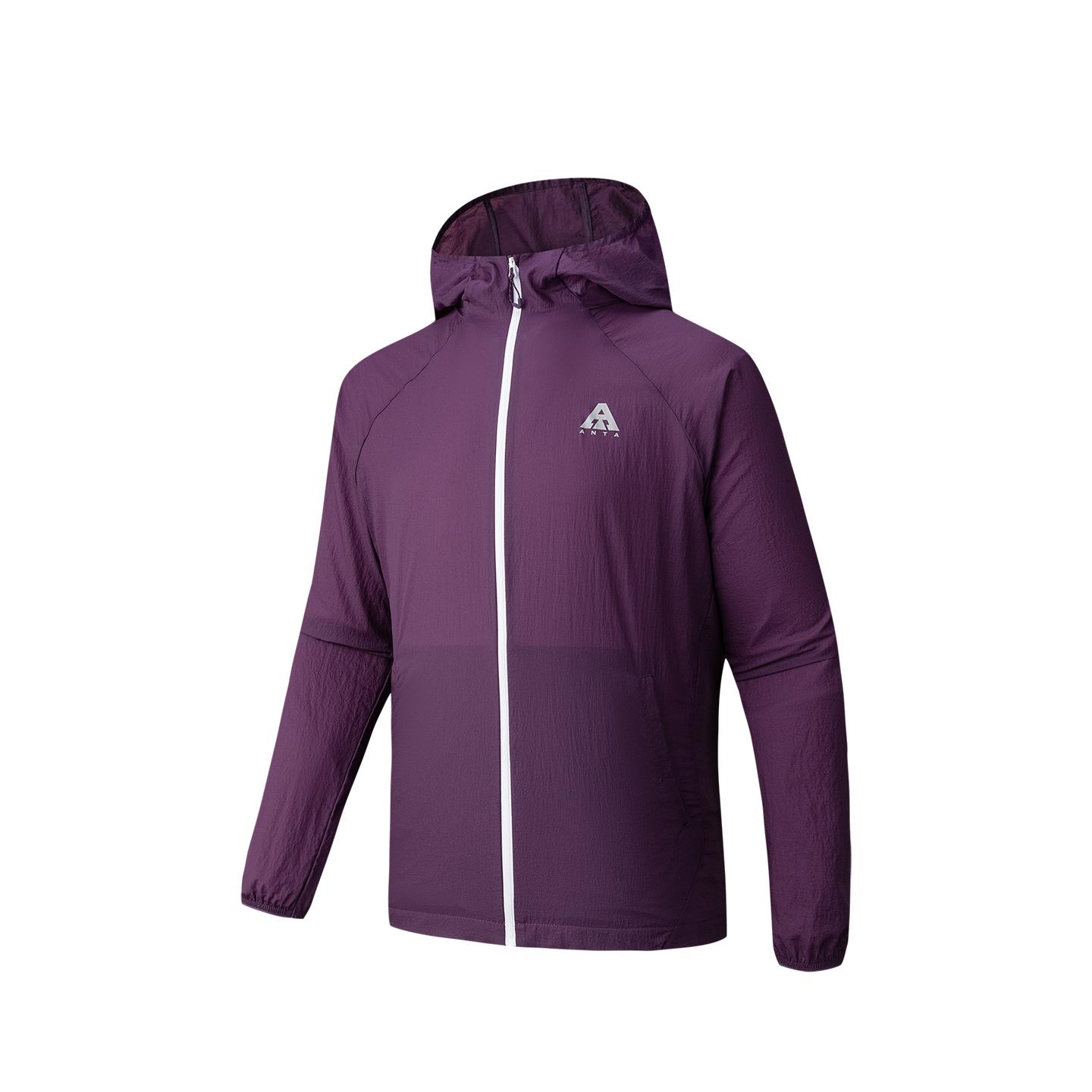 Anta Outdoors Lightweight Woven Sports Jacket Summer 2026 Unisex jackets Purple-Sand 972626602-4 XS