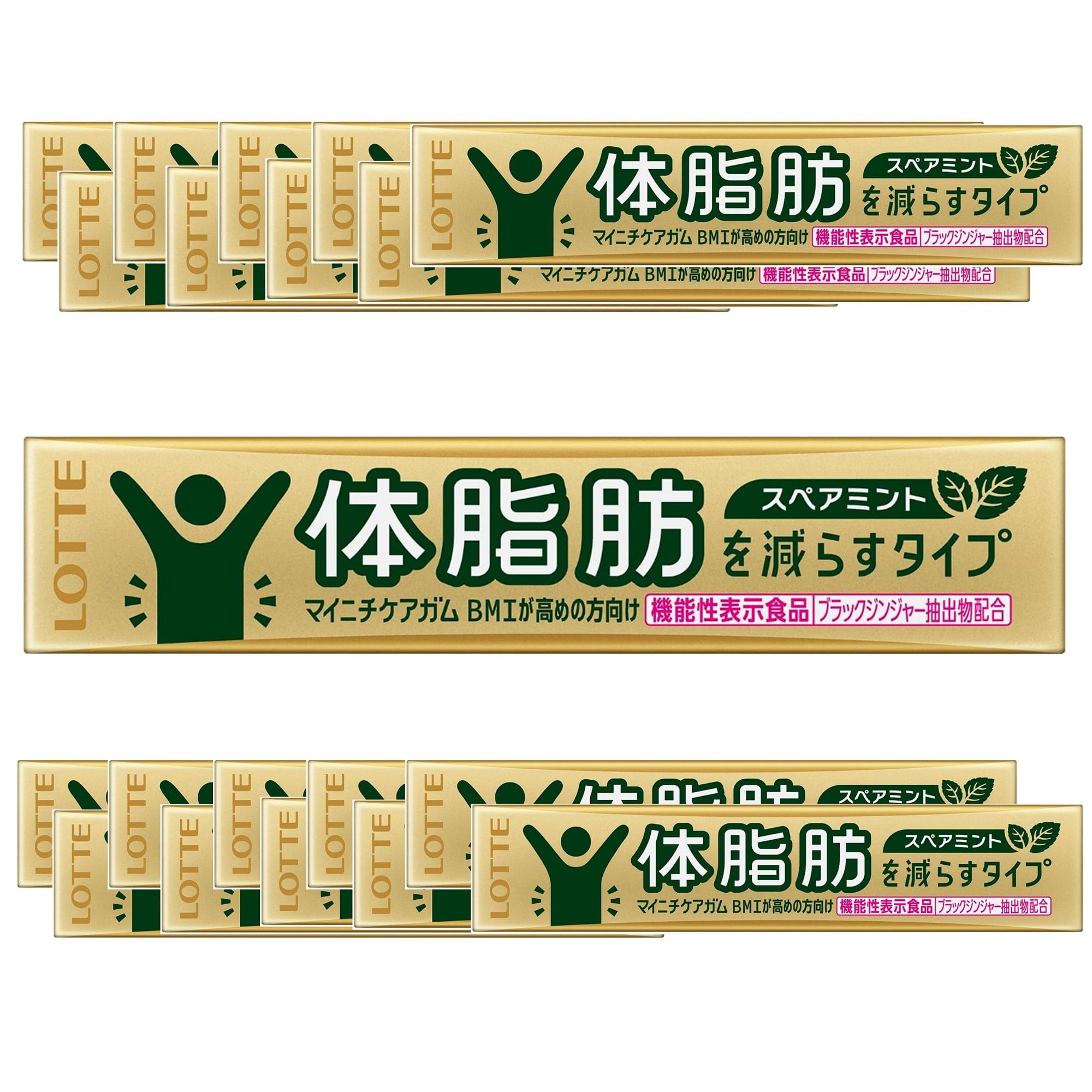 

Lotte Mainichi Care Gum для снижения жира 14 таблеток x 20 упаковок [Функциональный продукт] (Телосложение)