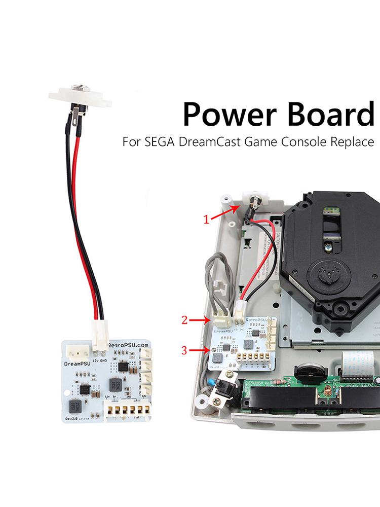 

DreamPSU Rev2.0 12V Replacement Power Supply for SEGA DreamCast Game Console UNITED KINGDOM