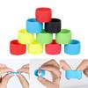 2pcs Silicone Anti-skip Bicycle Handlebar Tape Plug Fixed Ring Road Bike Shift Handle Protection Cover Non-Slip Cycling Accessor